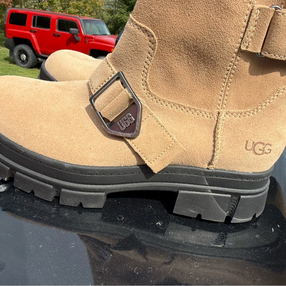 UGG Ashton Tan Ankle Boots